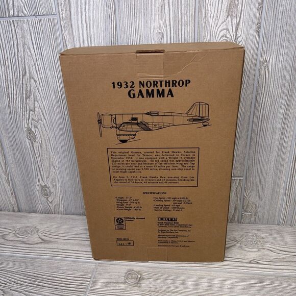 Wings of Texaco 1932 Northrop Gamma DIE-CAST METAL BANK Silver 2nd in Series - Picture 15 of 15